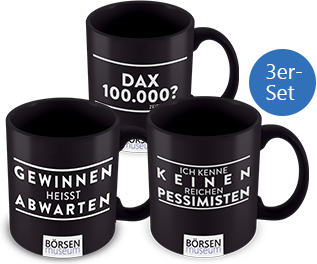 Börsentassen Dreier-Set