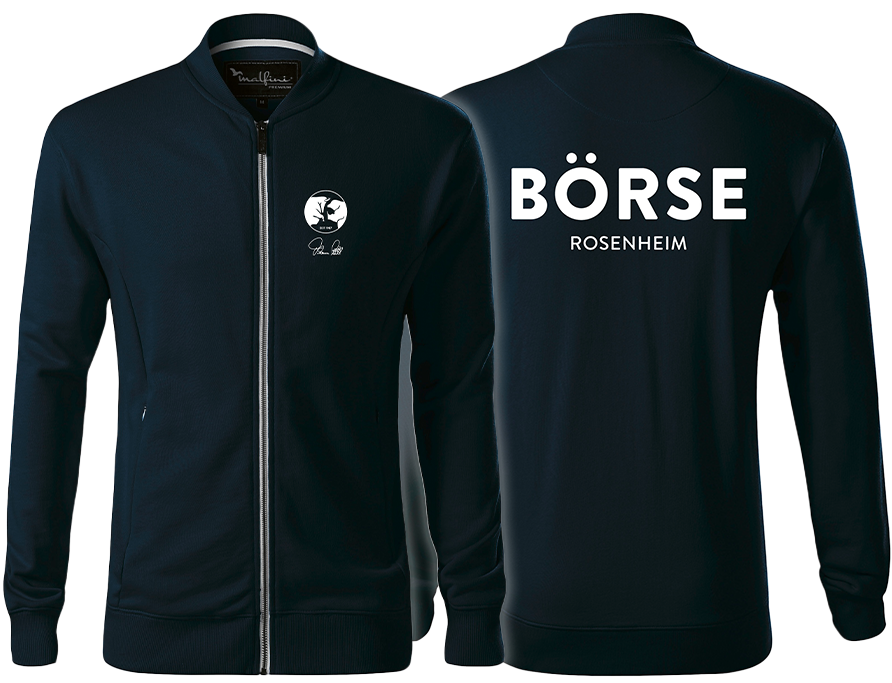 Zip-Sweatshirt „BÖRSE Rosenheim“